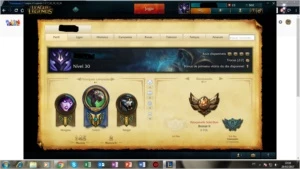 Conta Lv 30 Leagues Of Legends Com Muitas Skin Ez Pulsefire! - League of Legends LOL