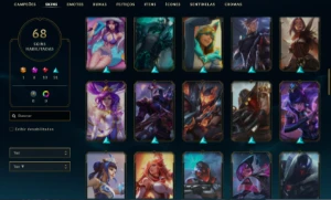 Conta MESTRE LOL full champ - League of Legends
