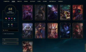 Conta MESTRE LOL full champ - League of Legends