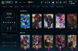 Ano 2013 (Único Dono) | Nível 820, 580 Skins (5U, 9M, 59L)