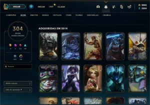 Conta desde 2013 LOL - League of Legends