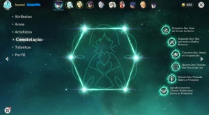 Conta Scaramouche C6 R1,Faruzan C6,Nahida C2 R2,Nilou C0 R1 - Genshin Impact