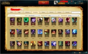 Conta Diamante 1 - League of Legends LOL