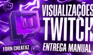 Twitch Viewers Online | 1 HORA | 24 HORA | 7 DIAS | 1 MÊS - Redes Sociais