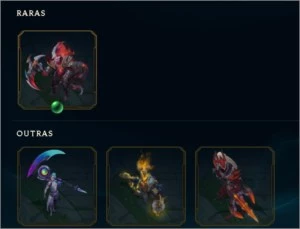 Conta lvl215 Gold 3 com 53 skins - League of Legends LOL