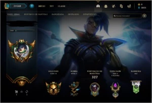Conta lvl215 Gold 3 com 53 skins - League of Legends LOL