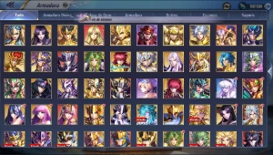 Conta Saint Seiya A126 - Lv.59 (767 Gemas, 1200 Cupons) - Saint Seiya Awakening SSA