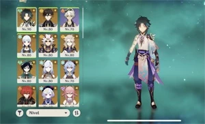 Ar55. Tem 11 persongens t5. 7 armas 75. Harpa r3 - Genshin Impact