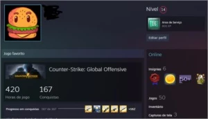 Steam OLD 16 anos Prime 4 medalhas