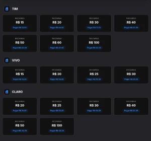 🌐 💳 Recargas Online — Vivo ,Tim & Claro - Outros