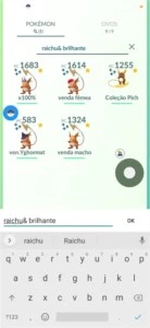 Vendo Shinys! Pikachu de Eventos, Eevee com Flor, Legados. - Pokémon