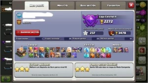 Conta Clash of Clans CV11 lv141 Defesas Full Nome disponível