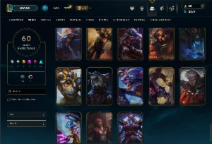 Conta Ferro 1 com 110 Champs e 60 Skins ( mais de 30 jogos ) - League of Legends LOL