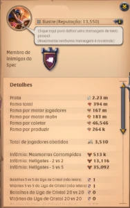 Conta Albion 395M Fama 6M Fama Amarela - Albion Online
