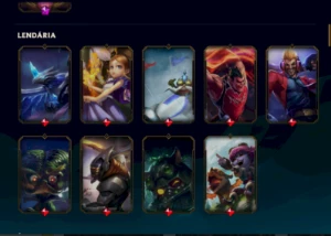 Conta com MUITAS SKINS E CAMPEOES!!! - League of Legends LOL