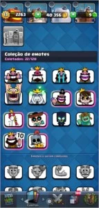 Conta LVL 13 Full deck/22 emote/8 torre rei - Clash Royale