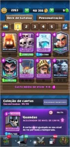 Conta LVL 13 Full deck/22 emote/8 torre rei - Clash Royale