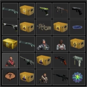 Skins, caixas, adesivos, agentes CS:GO - Counter Strike