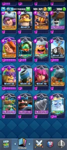 Clash Royale – 14250 Troféus, 8 Evoluções, 9 Elite - lv15