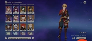 End conta genshin - 13 personagens e 7 armas (5 estrelas)+ - Genshin Impact