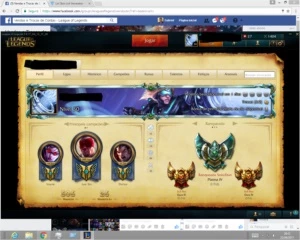 Conta Lol plat iv todos champs - League of Legends