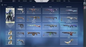 CONTA DE VALORANT PLAT/DIMA COM 970 REAIS EM SKIN