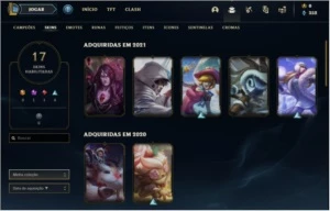 Conta gold com mmr bom - League of Legends LOL