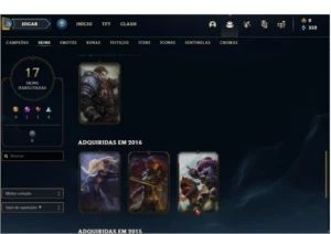 Conta gold com mmr bom - League of Legends LOL