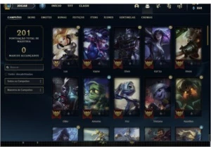 Conta gold com mmr bom - League of Legends LOL