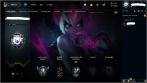 Vendo conta Lv37 com 200 jogos Prata3 e 4 skins - League of Legends LOL