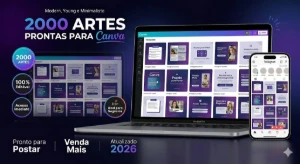 Pack Canva 2000 Artes 🔥