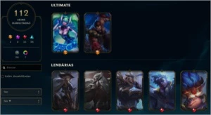 Conta LOL Platina4 112 Skins - League of Legends