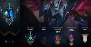 Conta LOL Platina4 112 Skins - League of Legends