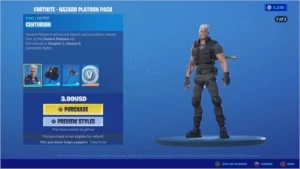Pacote Inicial Pelotão Perigo Fortnite