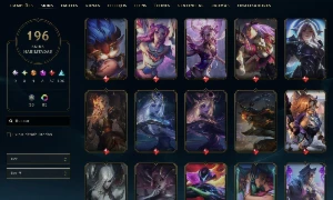 CONTA LOL mmr platina quase todas skins lux, neeko e yuumi - League of Legends