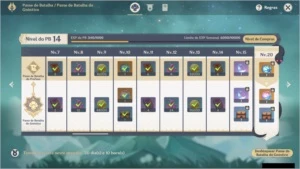 XIAO AR37 + 03 ARMAS 5* com BENÇÃO e PASSE ATIVOS - Genshin Impact