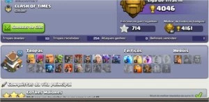 Conta cv8 full na champios 1 - Clash of Clans