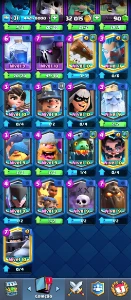 Conta de Clash Royale Antiga