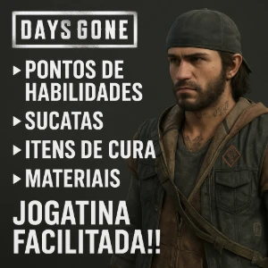 Days Gone (PS4/PS5) -Habilidade, sucata, itens, materiais - Serviços Digitais