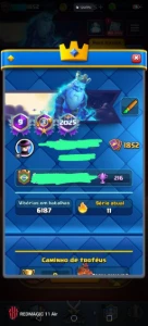 Conta Clash Royale 14500k trofeus
