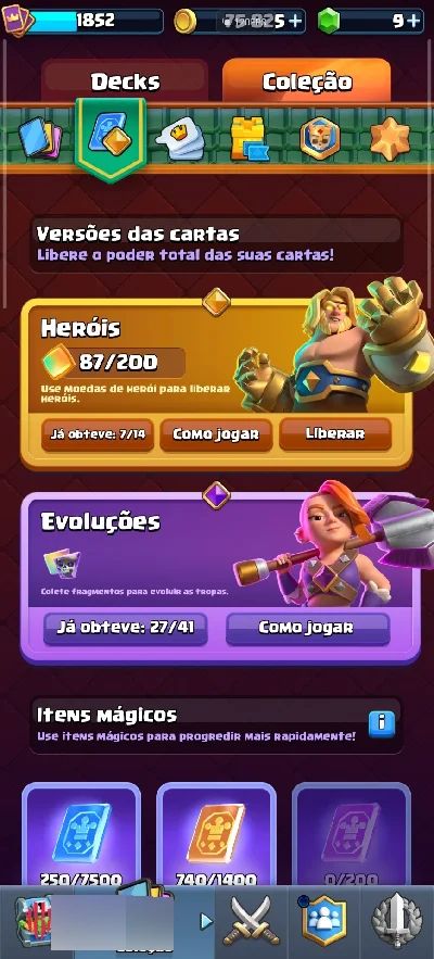 Conta Clash Royale 14500k trofeus