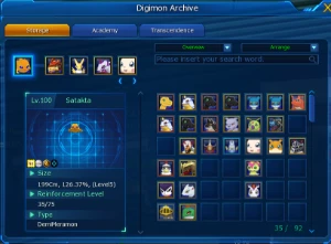 Conta mid game NADMO Omegamon - Digimon Masters Online