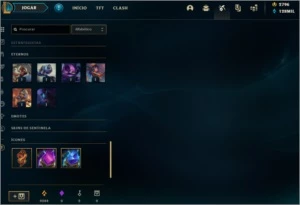 Vendo conta do LOL, nv 460, +270 skins, com RP e 128mil EA - League of Legends