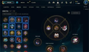 Conta lvl 406,todos os champs,+117 skins,ultimate sona udyr - League of Legends LOL