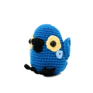 Ararinha Azul em Amigurumi - Artesanato e Personalizados