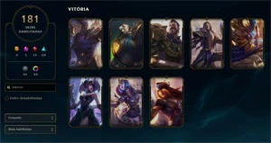 CONTA LOL (KAYLE JUIZA+EMOTES CHALLENGER+VITORIOSAS 2014+) - League of Legends