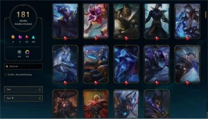 CONTA LOL (KAYLE JUIZA+EMOTES CHALLENGER+VITORIOSAS 2014+) - League of Legends
