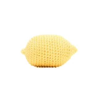 Limão em amigurumi - Artesanato e Personalizados