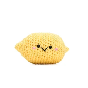 Limão em amigurumi - Artesanato e Personalizados