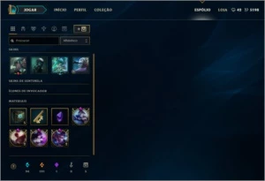 Conta League Of Legends Platina 4/borda Diamante 90 Skins LOL